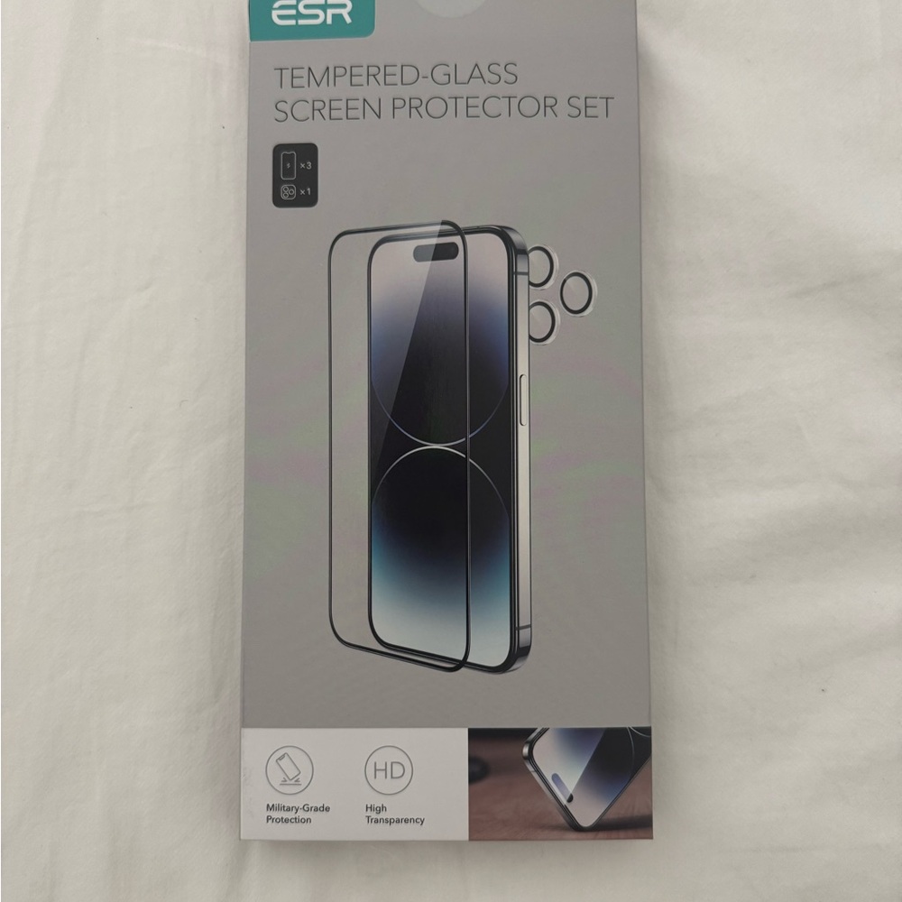 Tempered-Glass Screen Protector Set - Black